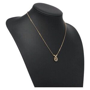 Christian Dior Necklace metal Gold Auth